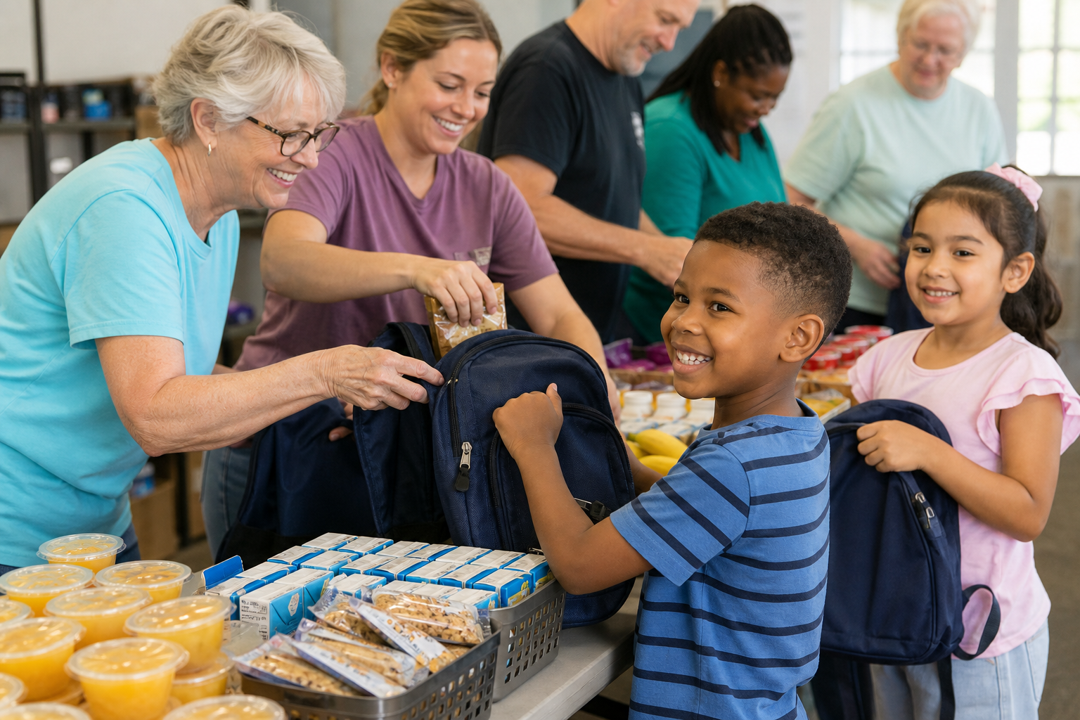 Weekend backpack program