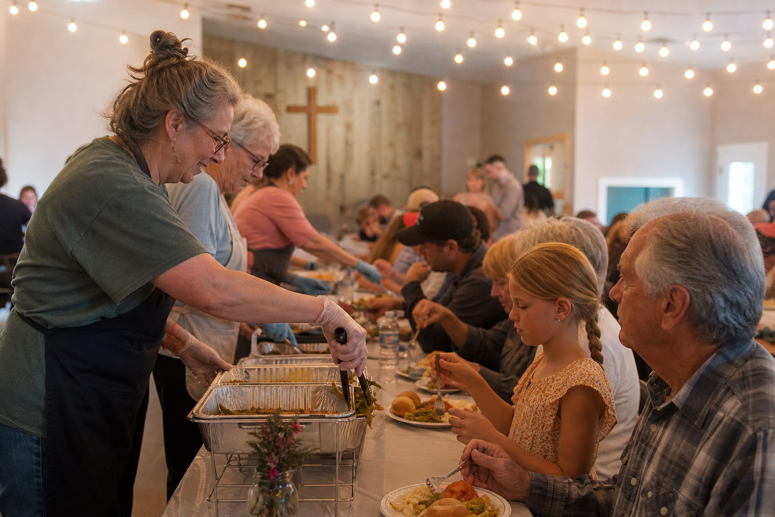 Community hot meal service