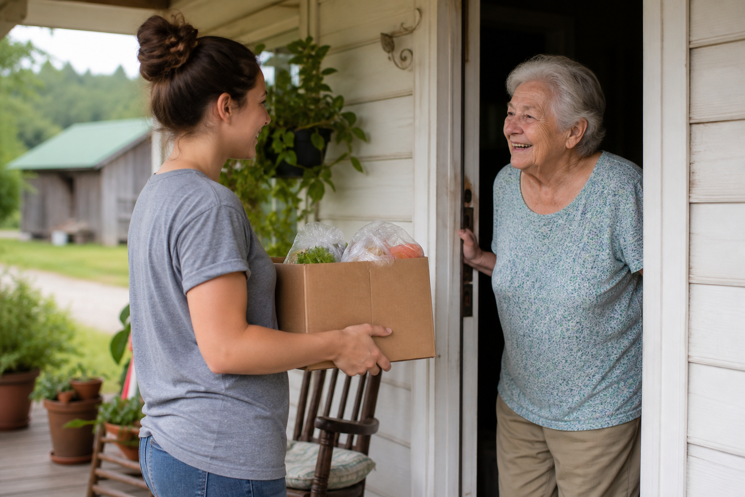 Senior grocery delivery